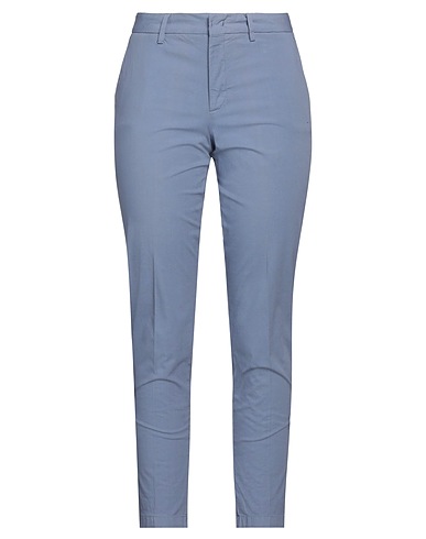 PT Torino Casual pants Slate blue 98% Cotton, 2% Elastane