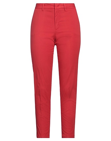 PT Torino Casual trouser Brick red 98% Cotton, 2% Elastane