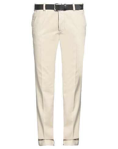 PT Torino Casual trouser Ivory 98% Cotton, 2% Elastane