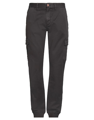 SUN 68 Casual trouser Dark brown 98% Cotton, 2% Elastane