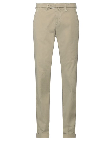 BRIGLIA 1949 Casual pants Sage green 97% Cotton, 3% Elastane