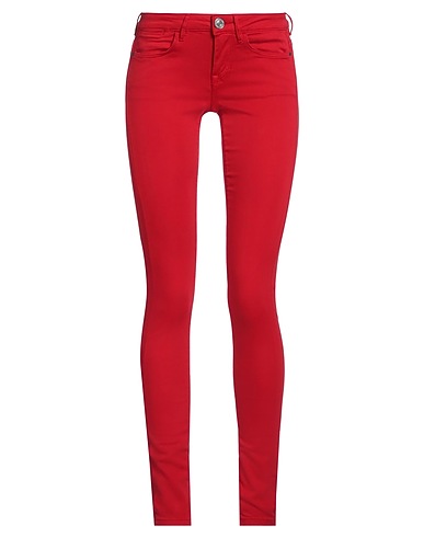 GUESS Casual trouser Red 85% Cotton, 11% Elastomultiester, 4% Elastane