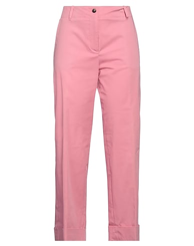 ALBERTO BIANI Casual trouser Pink 98% Cotton, 2% Elastane