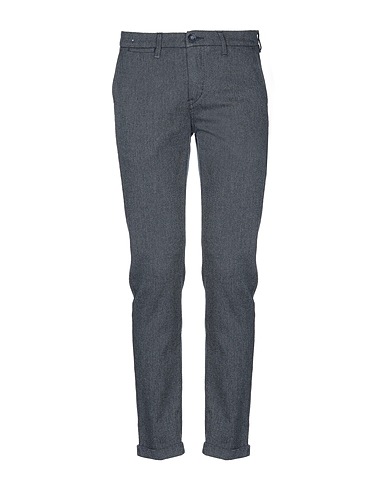 RE_HASH Casual trouser Blue 63% Cotton, 25% Viscose, 11% Wool, 1% Elastane