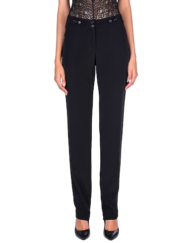 MOSCHINO Повседневные брюки Чёрный 70% Ацетат, 30% Район