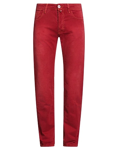 JACOB COHЁN Five Pockets Ziegelrot 100% Baumwolle