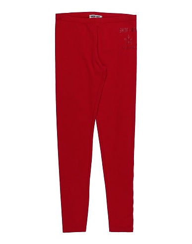 SHOPART Leggings Red 94% Cotton, 6% Elastane