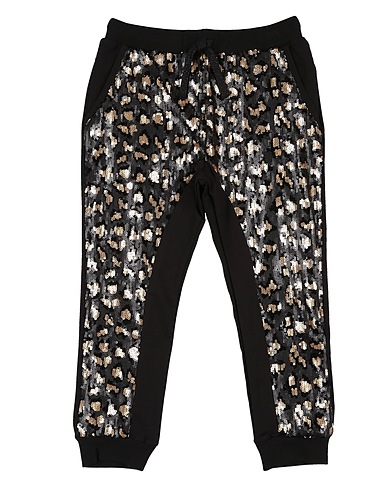 MISS GRANT Casual trouser Black 90% Cotton, 10% Elastane, Polyester