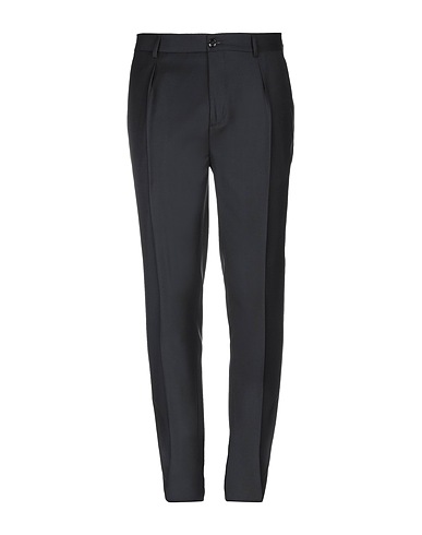 BRIAN DALES Casual pants Black 100% Wool