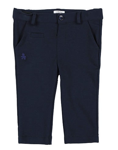LE BEBÉ Casual trouser Midnight blue 96% Cotton, 4% Elastane