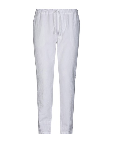 ORIGINAL VINTAGE STYLE Casual trouser White 54% Cotton, 46% Linen
