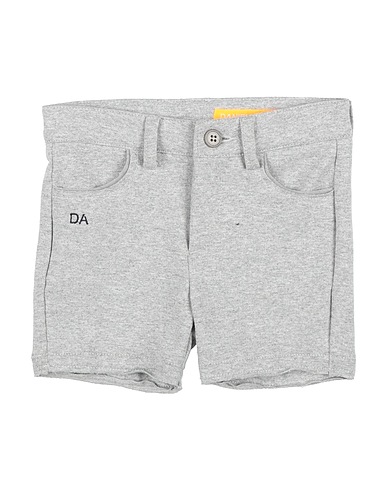 DANIELE ALESSANDRINI Shorts & Bermuda Light grey 94% Cotton, 6% Elastane