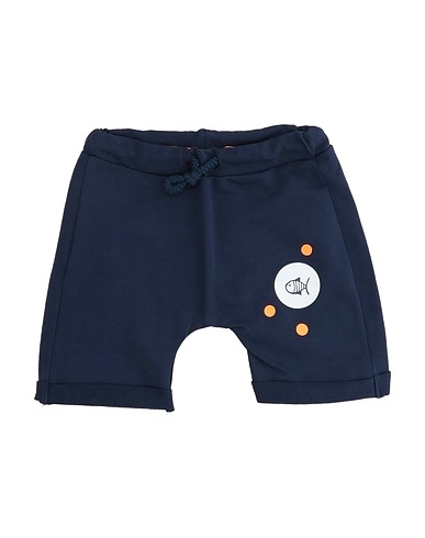 DANIELE ALESSANDRINI Shorts & Bermuda Midnight blue 95% Cotton, 5% Elastane