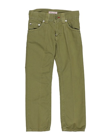 DONDUP Casual trouser Military green 100% Cotton