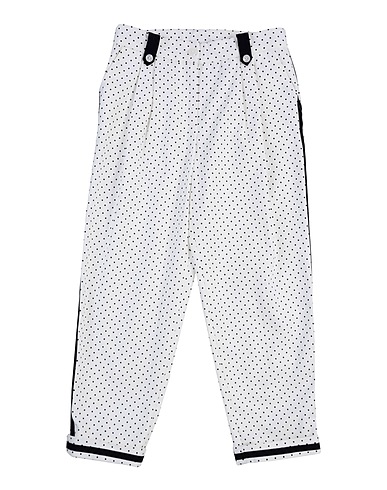 DOLCE&GABBANA Casual pants White 97% Cotton, 3% Elastane