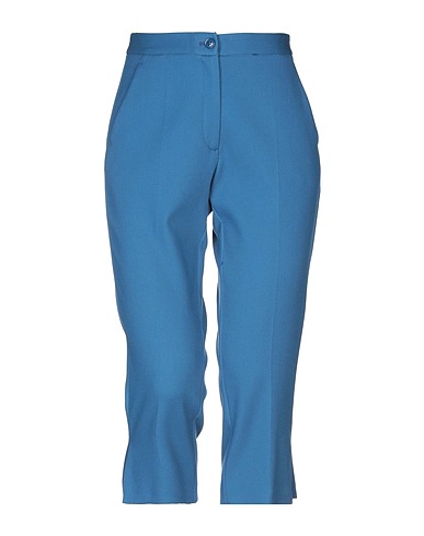 BOUTIQUE MOSCHINO Casual trouser Slate blue 98% Cotton, 2% Other Fibres