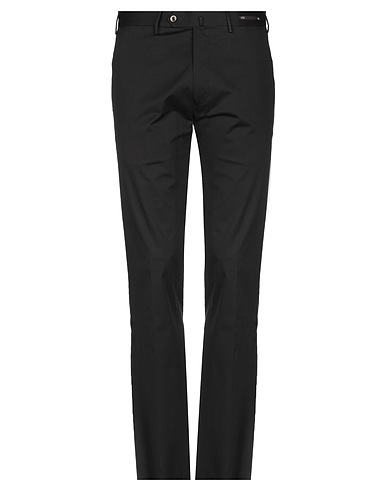 PT Torino Casual pants Black 98% Cotton, 2% Elastane