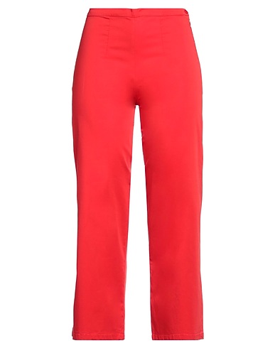 ROSSOPURO Pantalone Rosso 97% Cotone, 3% Elastan