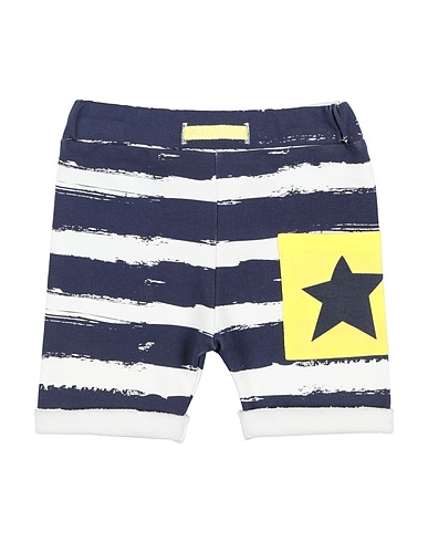 DANIELE ALESSANDRINI Shorts & Bermuda Midnight blue 95% Cotton, 5% Elastane