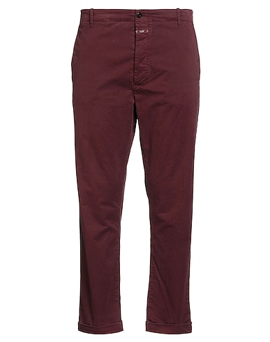 CLOSED Casual pants Burgundy 98% Cotton, 2% Elastane
