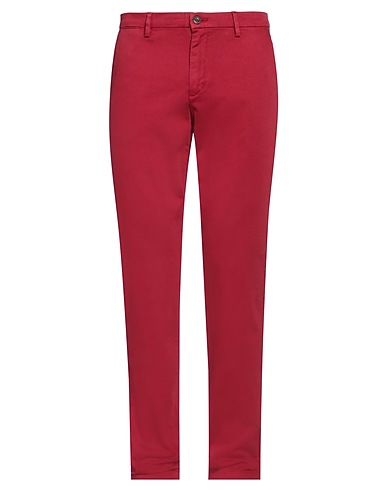 TRUSSARDI JEANS Casual trouser Burgundy 98% Cotton, 2% Elastane