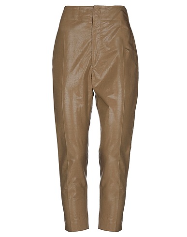 ISABEL MARANT Casual trouser Military green 72% Cotton, 28% Linen