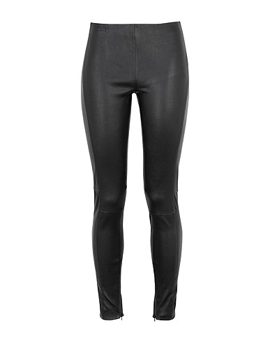 POLO RALPH LAUREN Casual trouser Black 100% Lambskin