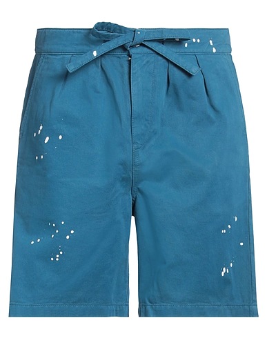PAURA Shorts & Bermuda Deep teal 100% Cotton