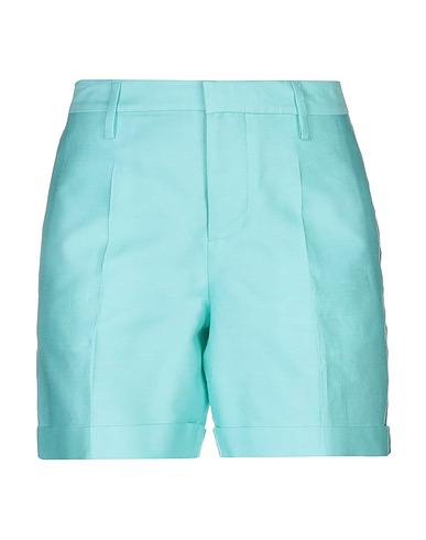 DSQUARED2 Shorts & Bermuda Turquoise 90% Cotton, 10% Silk