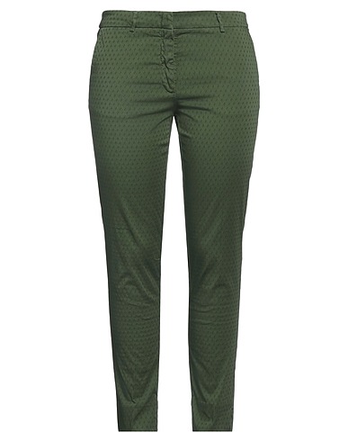 ROSSOPURO Pantalone Verde militare 98% Cotone, 2% Elastan