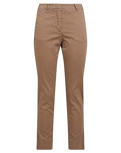 ROSSOPURO Casual pants Khaki 98% Cotton, 2% Elastane