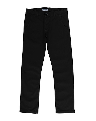 PAOLO PECORA Pantalone Nero 98% Cotone, 2% Elastan