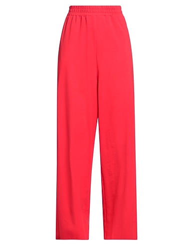 MERCI ITALIA Casual trouser Red 95% Cotton, 5% Elastane