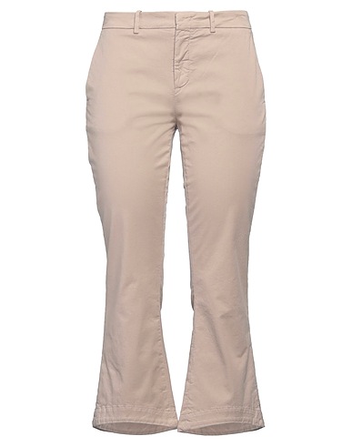 CRUCIANI Casual trouser Taupe 98% Cotton, 2% Lycra®