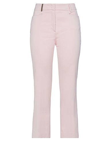 PESERICO Casual trouser Pink 98% Cotton, 2% Lycra®