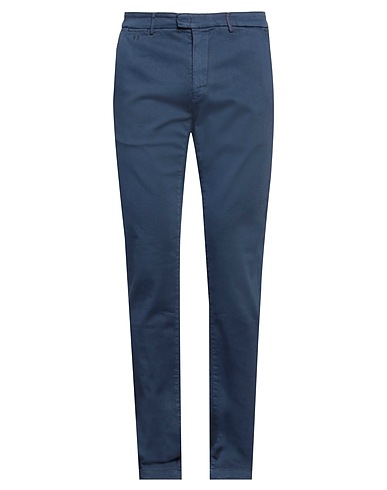 TRAMAROSSA Denim trousers Navy blue 87% Cotton, 9% Polyester, 4% Elastane