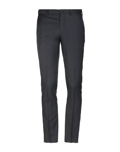 JACK & JONES Pantalone Nero 77% Poliestere, 22% Lana, 1% Elastan