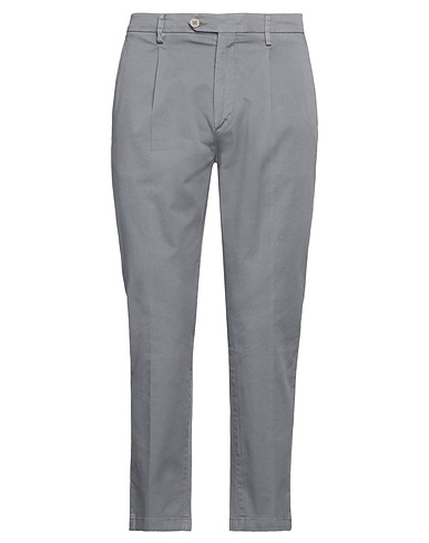 BE ABLE Casual trouser Grey 98% Cotton, 2% Elastane