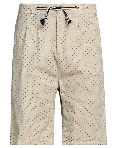 BL.11  BLOCK ELEVEN Shorts & Bermuda Beige 98% Cotton, 2% Elastane