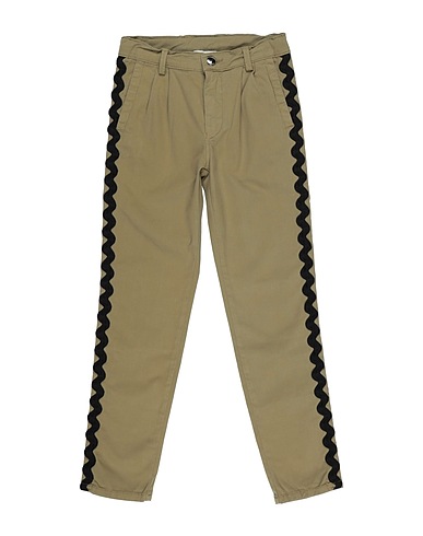PINKO UP Casual trouser Military green 97% Cotton, 3% Elastane