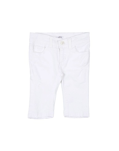 LE BEBÉ Denim pants White 98% Cotton, 2% Elastane