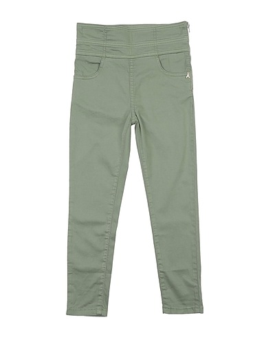 PATRIZIA PEPE Casual trouser Military green 97% Cotton, 3% Elastane