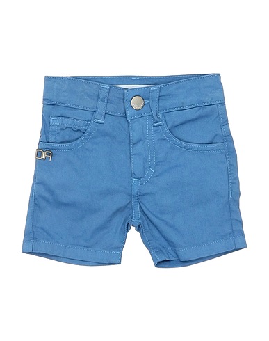 DANIELE ALESSANDRINI Shorts & Bermuda Blue 98% Cotton, 2% Elastane