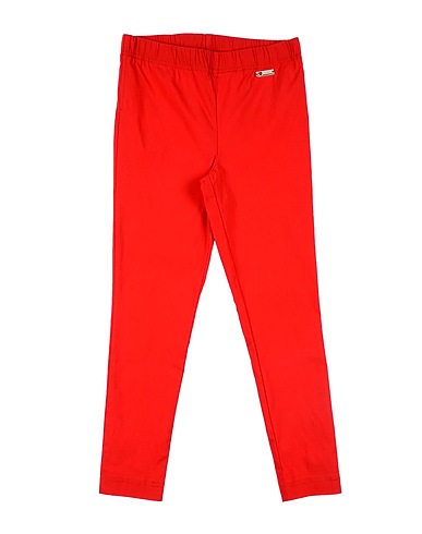 TWINSET Leggings Red 75% Cotton, 22% Polyamide, 3% Elastane