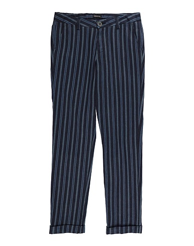 TAGLIATORE Casual trouser Midnight blue 48% Linen, 42% Cotton, 10% Polyester