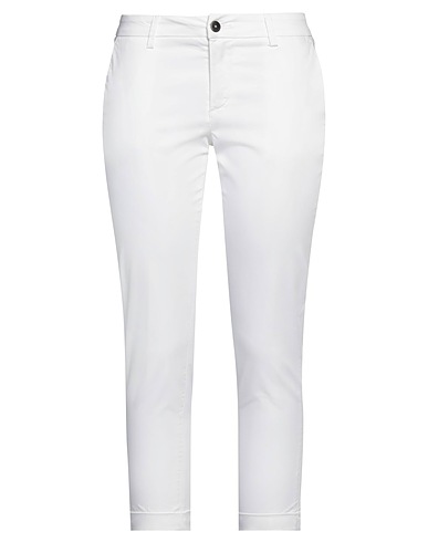 FAY Pantalone Bianco 98% Cotone, 2% Elastan