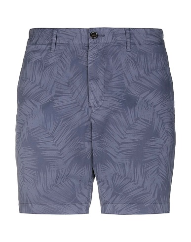 MICHAEL KORS MENS Shorts & Bermuda Slate blue 97% Cotton, 3% Elastane