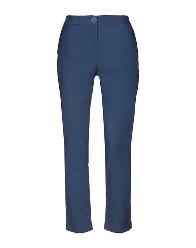 ANONYME DESIGNERS Casual trouser Blue 50% Cotton, 47% Polyamide, 3% Elastane