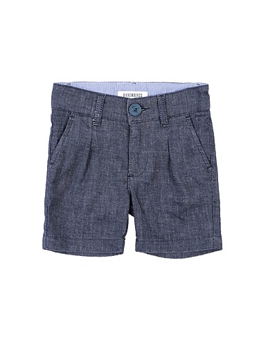 BIKKEMBERGS Denim shorts Black 100% Cotton