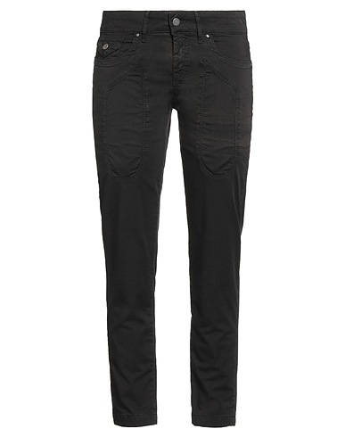 JECKERSON Casual pants Black 98% Cotton, 2% Elastane